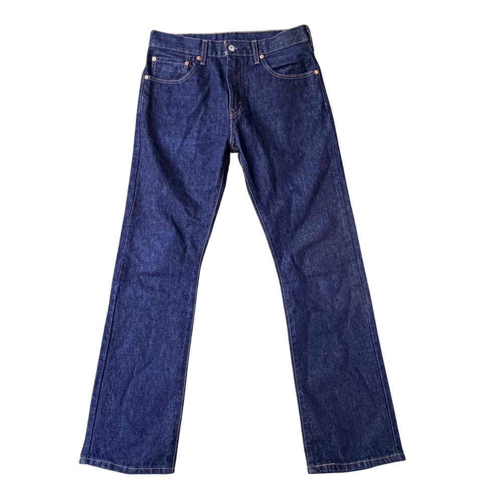 Levis 517 Mens Bootcut Jeans Indigo Blue Denim Pants W32 L32 34x33 Actual